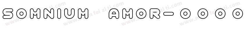 Somnium Amor字体转换